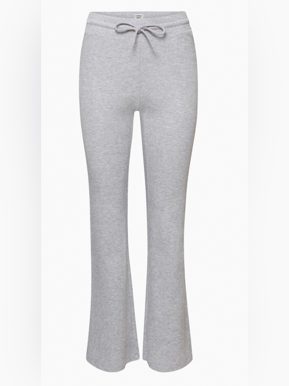 Sunday Best Kids Gray Drawstring Flared Sweatpants
